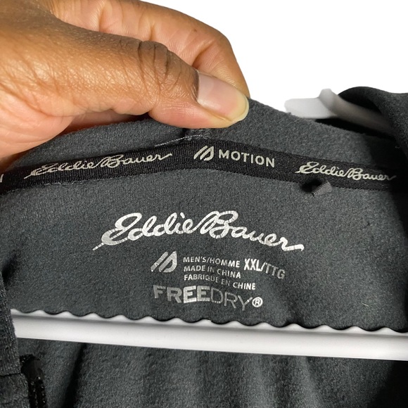 Eddie Bauer Men's Gray Freedry Performance Wear Hooded Jacket - Picture 5 of 7